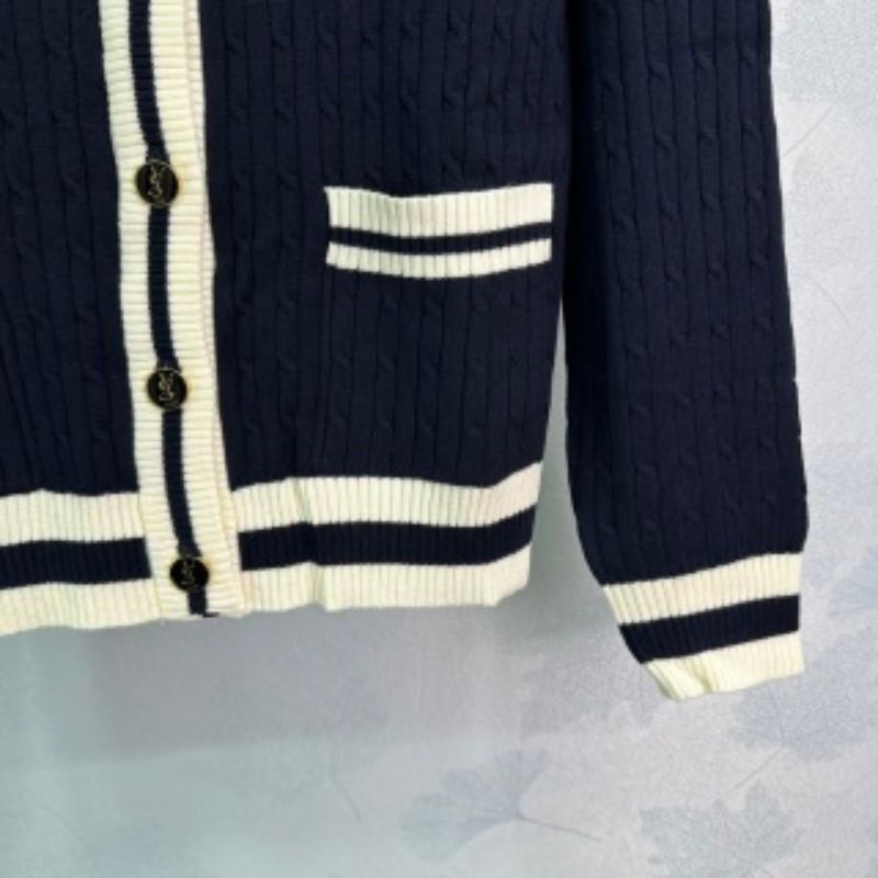 YSL V-Neck Wool Knitted