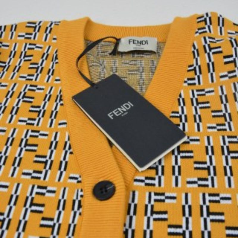 Fendi New V-Neck Cardigan