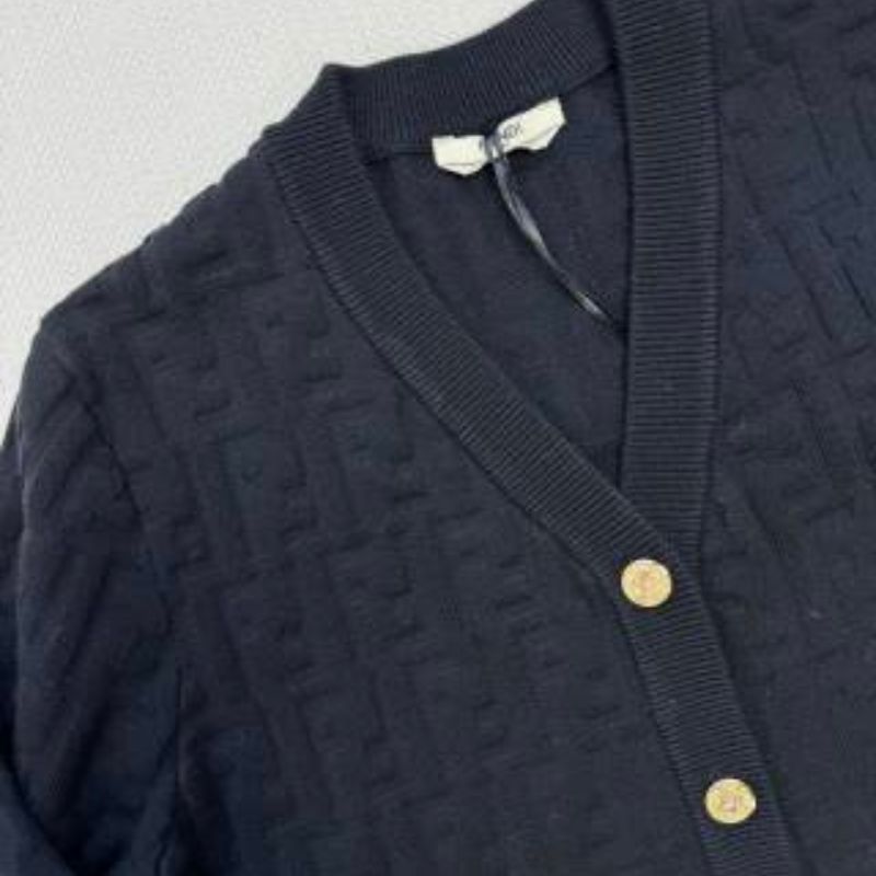 Fendi New Double F Jacquard Cardigan