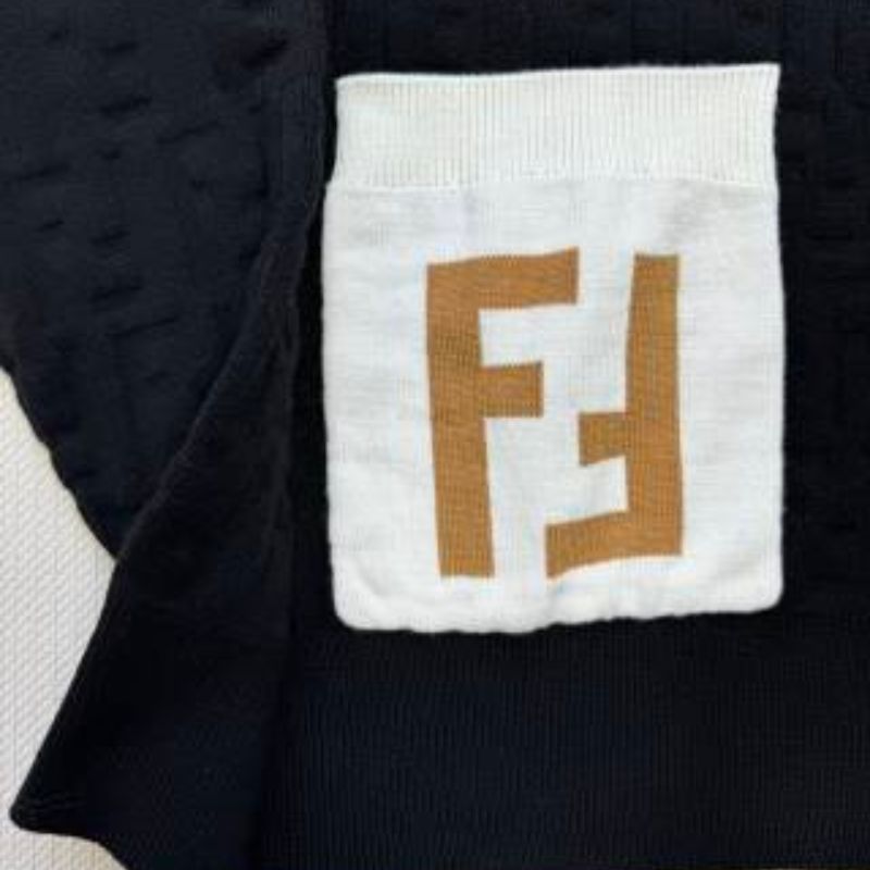 Fendi New Double F Jacquard Cardigan