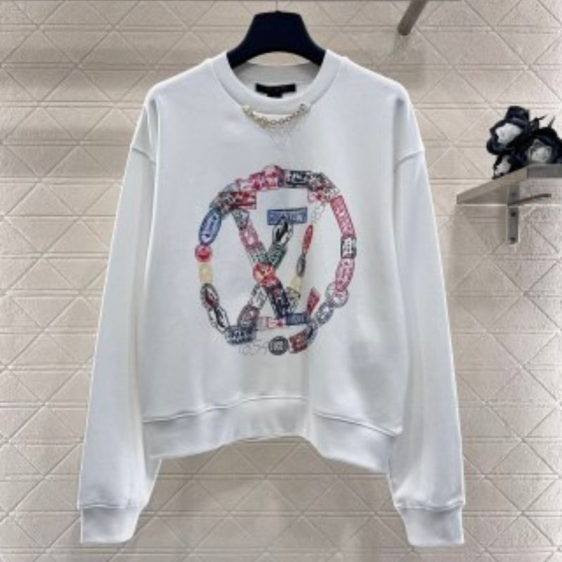 Louis Vuitton Chain Detail Logo Sweatshirt