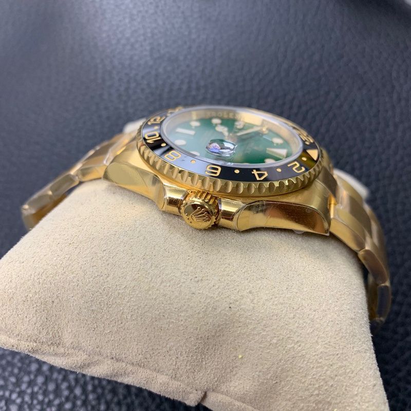 Rolex GMT-Master II Yellow Gold Green Dial
