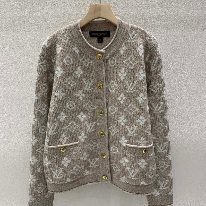 Louis Vuitton Eterna Logo Knit Cardigan Sweatshirt