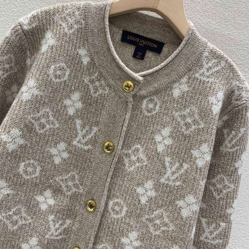 Louis Vuitton Eterna Logo Knit Cardigan Sweatshirt