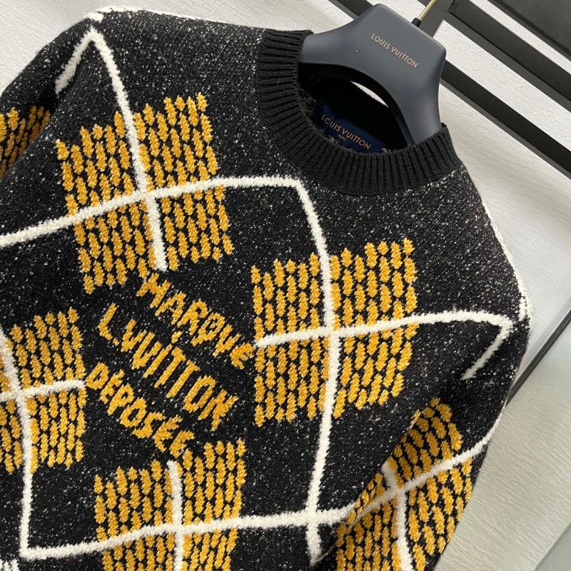 LV Monogram Plaid Ski Sweatshirt