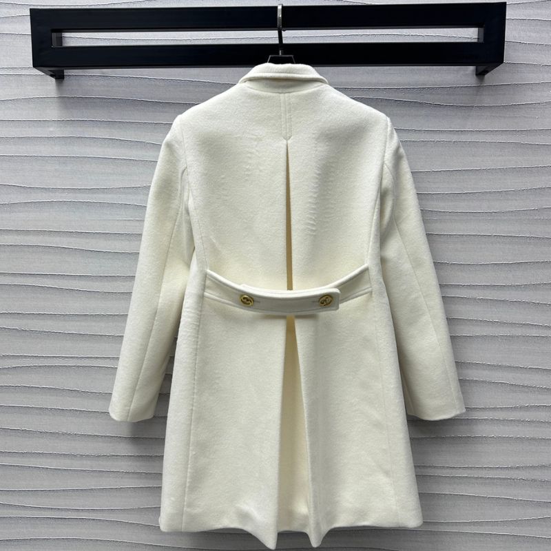 Gucci 2024 Double-Breasted Lapel Wool Coat