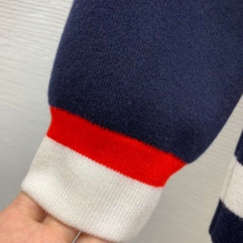 Gucci High-End Wool V-Neck Knitted Cardigan