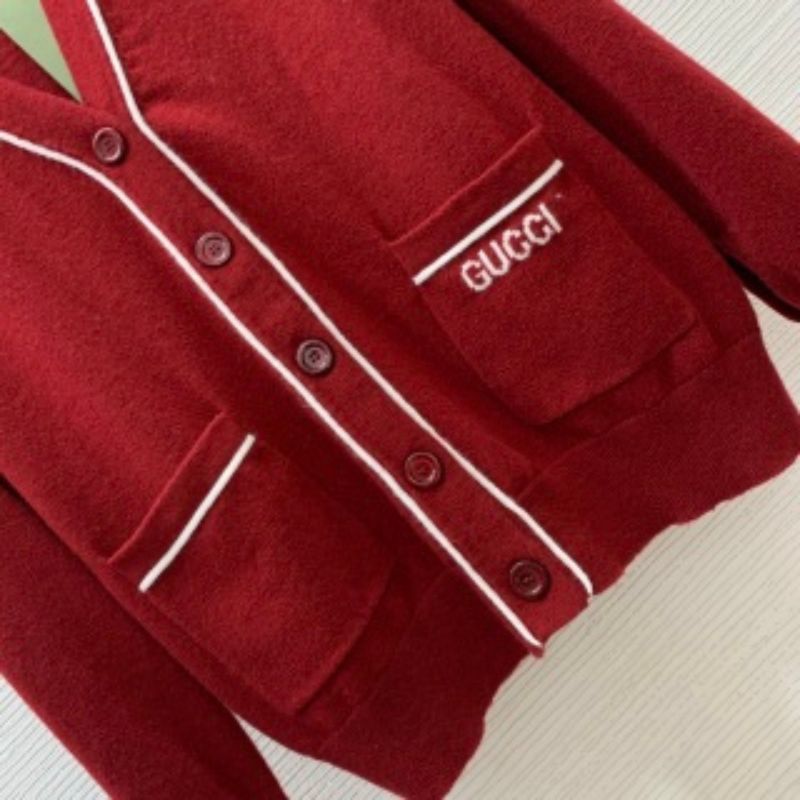 Gucci Wool Yarn V-Neck Cardigan