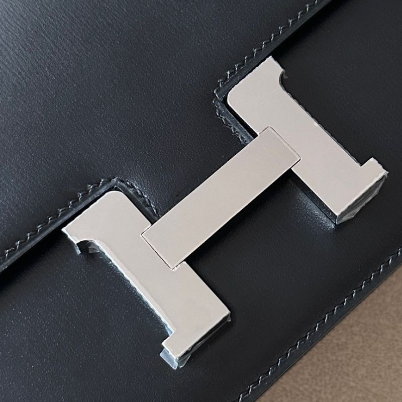 Hermes Black Constance Bag