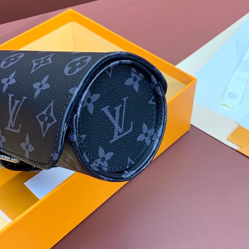 LV Damier Graphite Canvas 3 Watch Case
