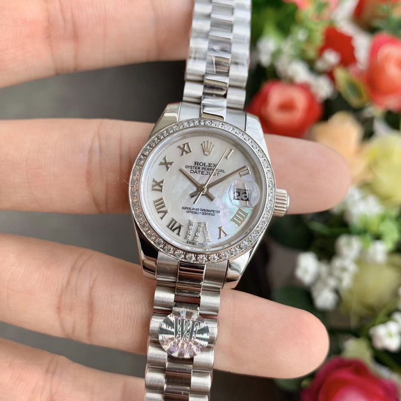Rolex Datejust Lady 31 mm White Steel Watch