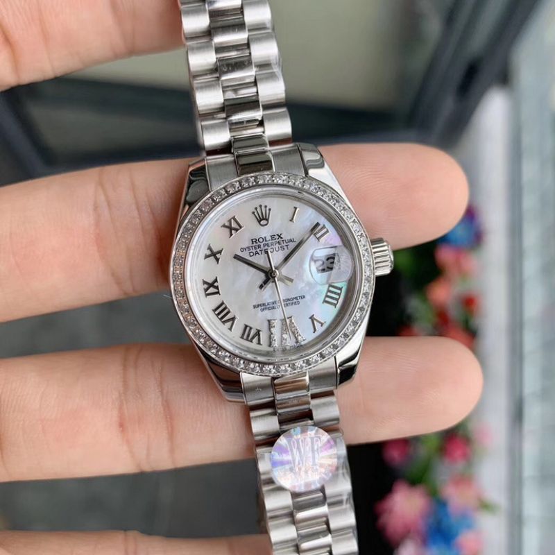 Rolex Datejust Lady 31 mm White Steel Watch