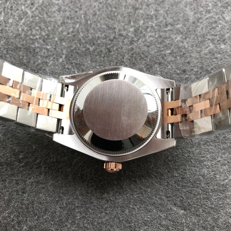 Rolex Datejust Mother Of Pearl Jubilee Rose Gold Stainless Watch