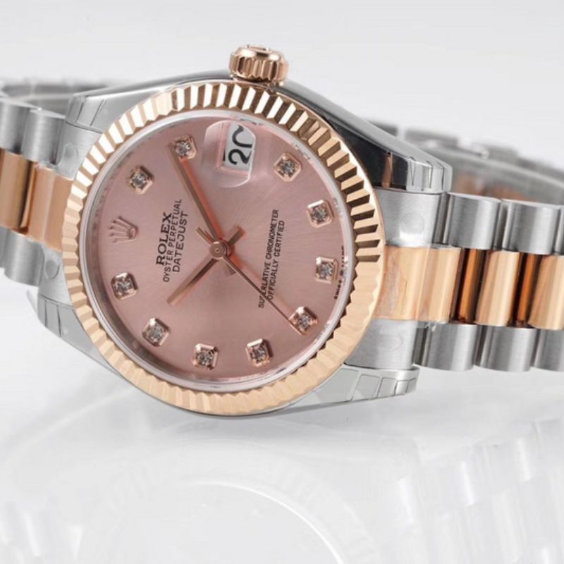 Rolex Lady-Datejust 26 Pink Diamond Dial Women's Watch