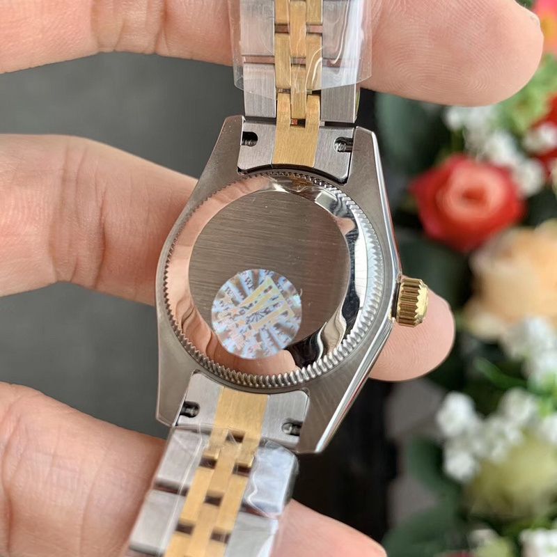Rolex Oyster Steel Everose Gold Diamond Watch