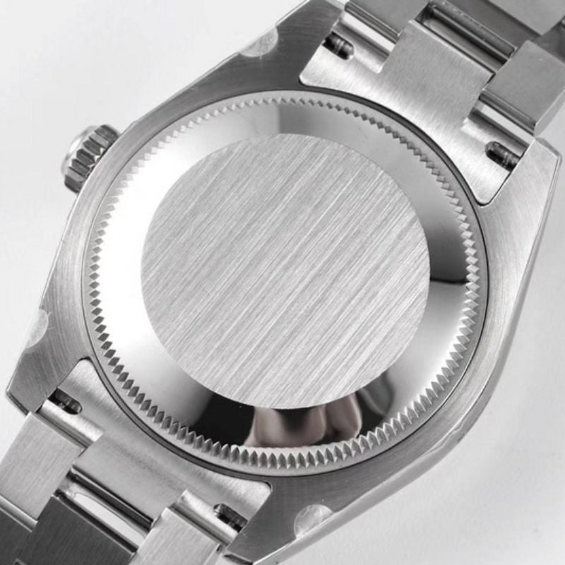 Rolex Date Just Blue Diamond Hour Markers Oyster Watch