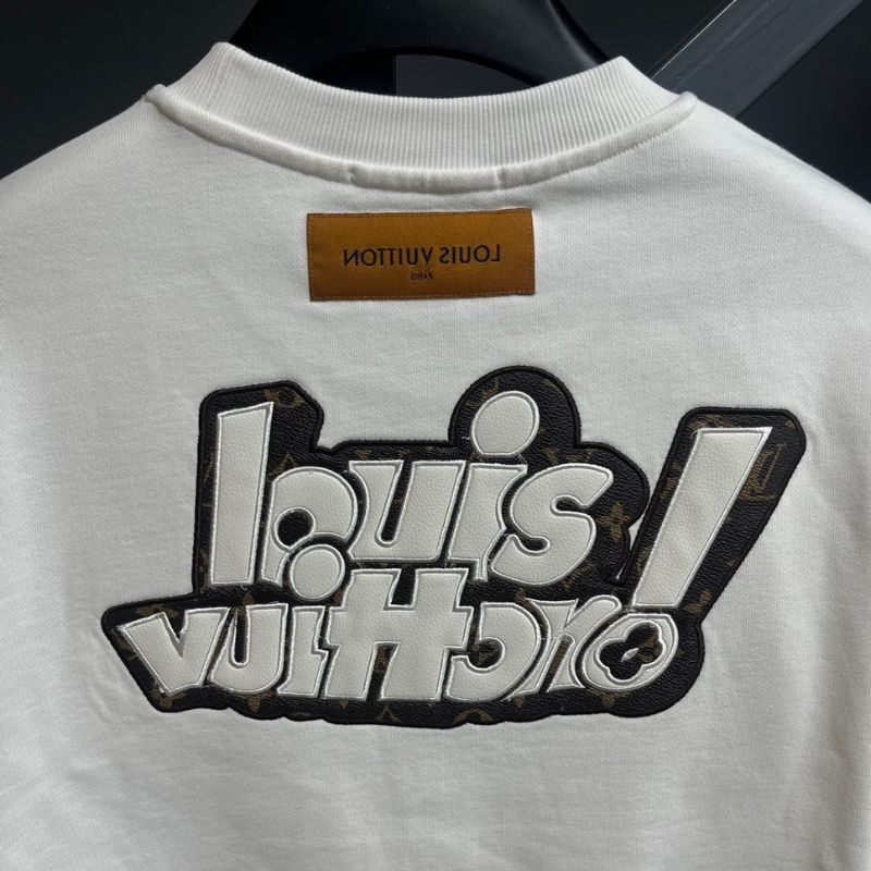 Louis Vuitton Sheepskin Embroidery Sports Sweatshirt
