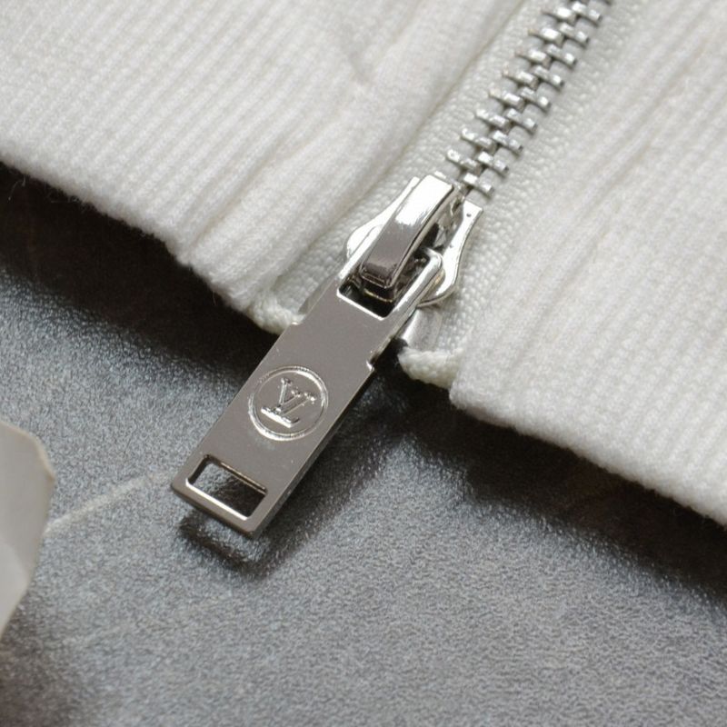 Louis Vuitton Jacquard Zipper Casual Sweatshirt
