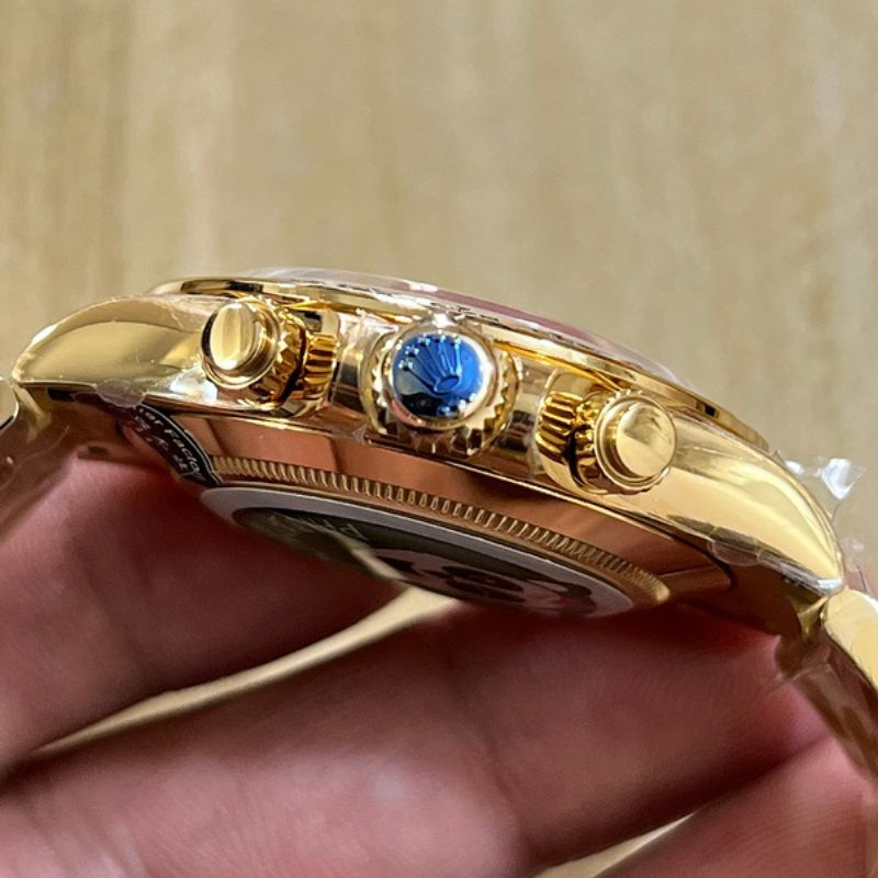 Rolex Cosmograph Daytona Golden Dial Full Yellow Gold Watch