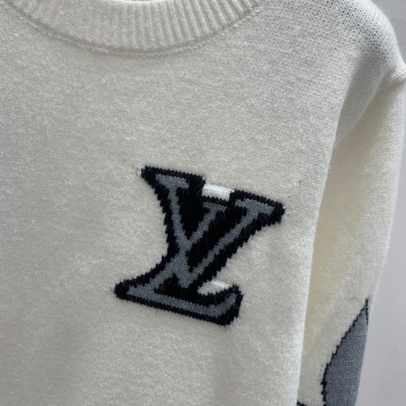 Louis Vuitton AW Jacquard Knitted Pullover Sweatshirt