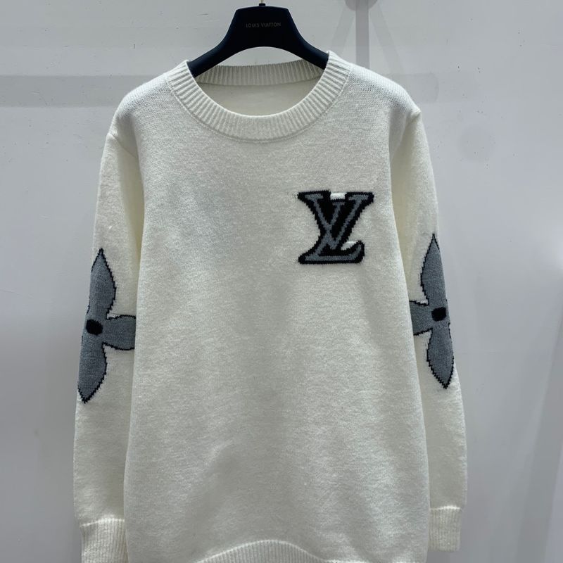 Louis Vuitton AW Jacquard Knitted Pullover Sweatshirt