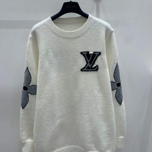 Louis Vuitton AW Jacquard Knitted Pullover Sweatshirt