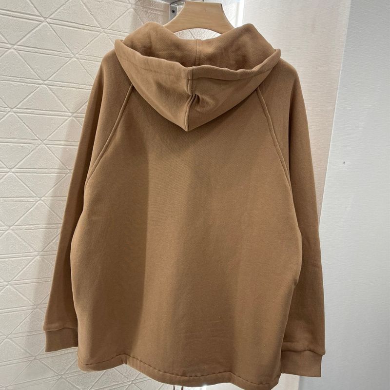 Gucci Hooded Zipper Drawstring Red & Green Ribbon Sweatshirt