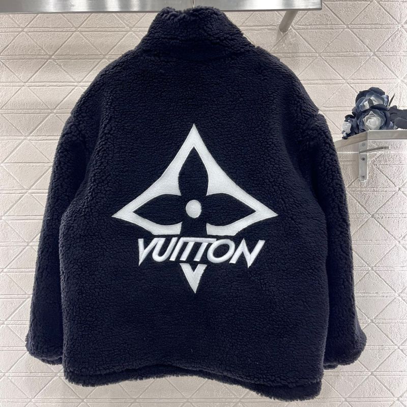Louis Vuitton Teddy Stand-Up Collar Zipper Jacket