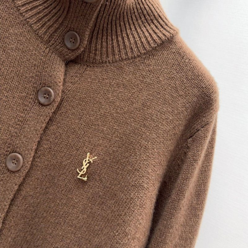 YSL VersaStyle Retro Knit Cardigan