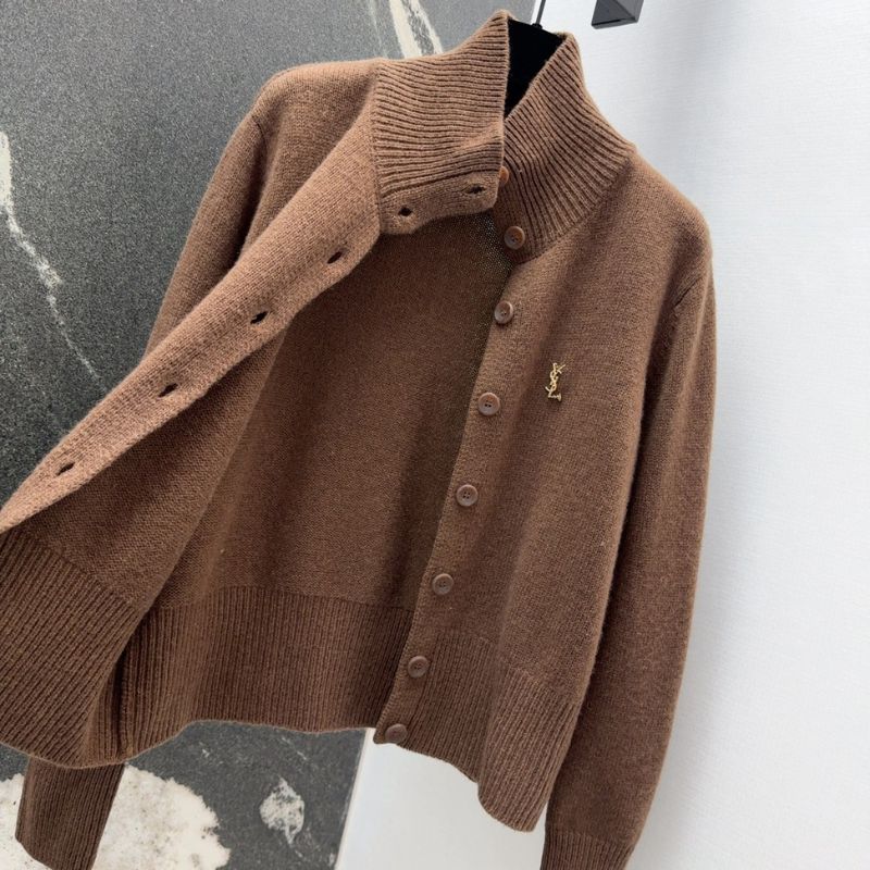 YSL VersaStyle Retro Knit Cardigan