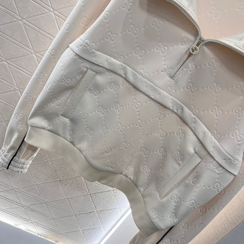 Gucci Beige GG Web Canvas Sweatshirt