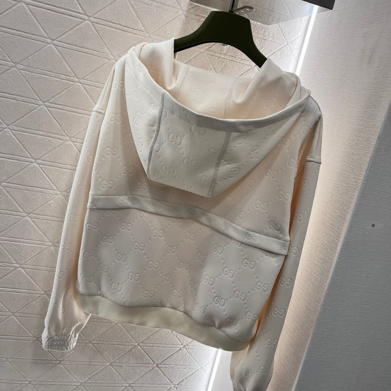 Gucci Beige GG Web Canvas Sweatshirt