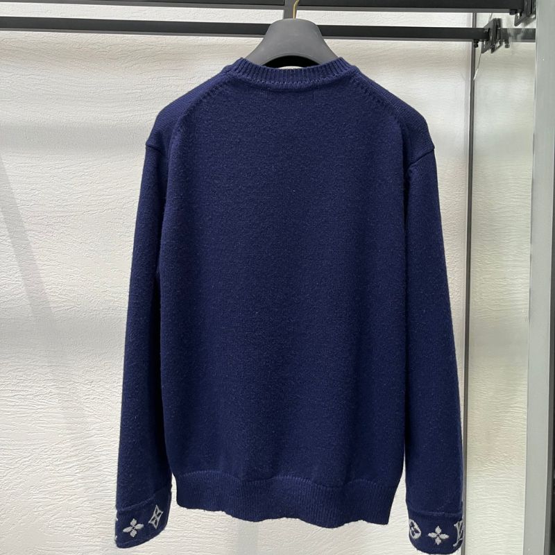 Louis Vuitton 24FW Threaded Cuff Intarsia Logo Sweater