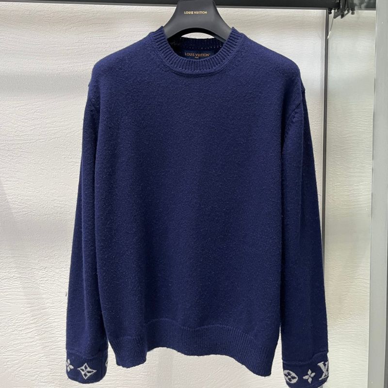 Louis Vuitton 24FW Threaded Cuff Intarsia Logo Sweater