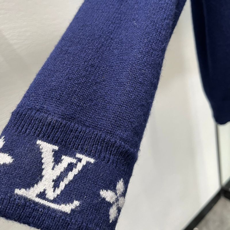 Louis Vuitton 24FW Threaded Cuff Intarsia Logo Sweater