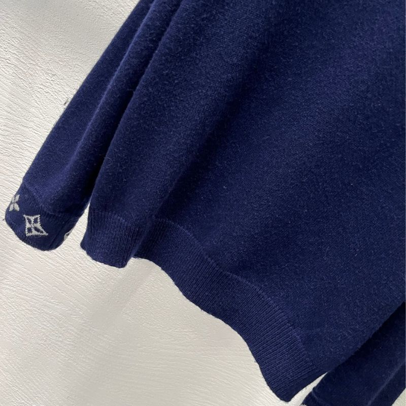 Louis Vuitton 24FW Threaded Cuff Intarsia Logo Sweater