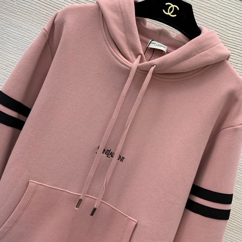 YSL Star Style Embroidered Hooded Sweatshirt