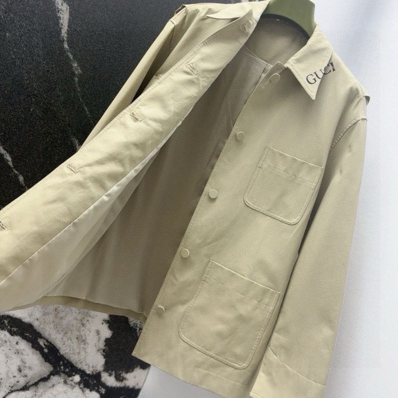 Gucci Joey Yung Retro Letter Design Windbreaker Jacket