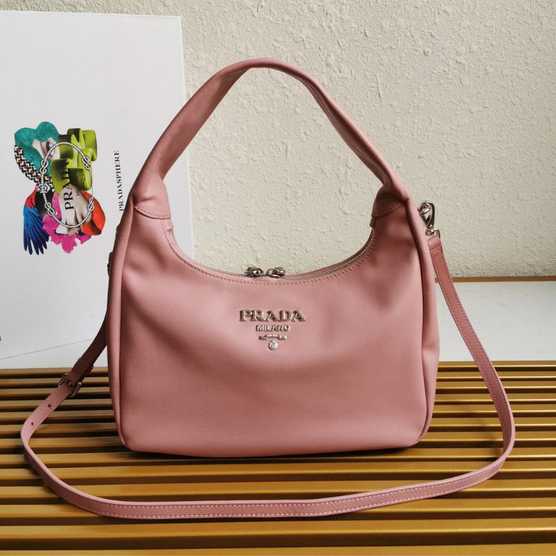 Prada Hobo Leather Bag