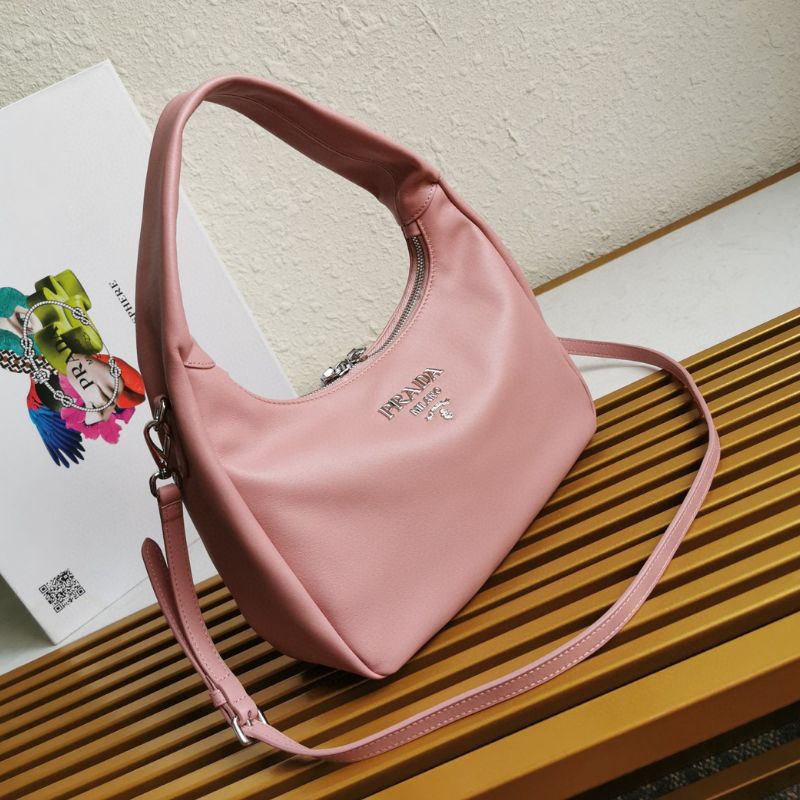 Prada Hobo Leather Bag