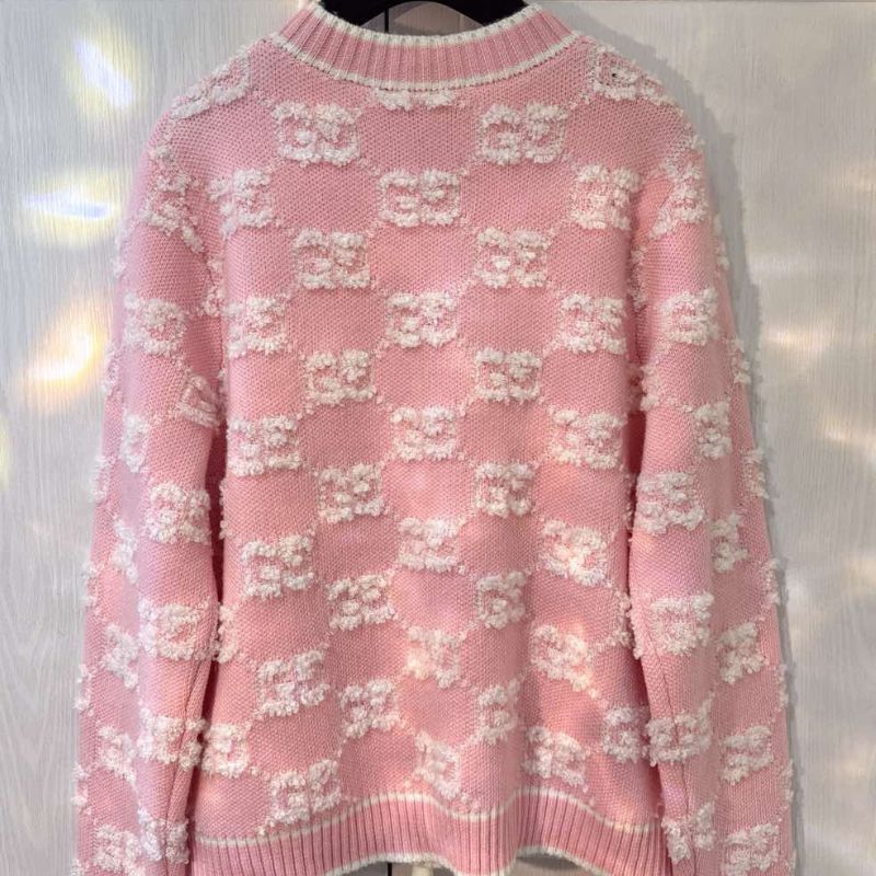 Gucci Home Early Spring Double G Jacquard Cardigan