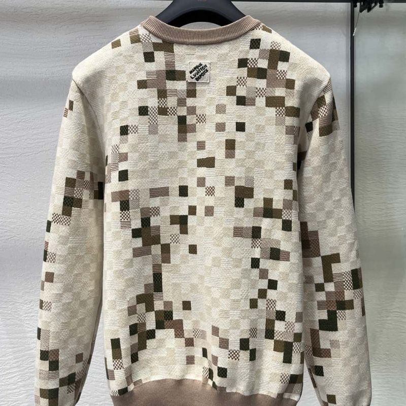 Louis Vuitton Year of the Snake Camouflage Plaid Sweater