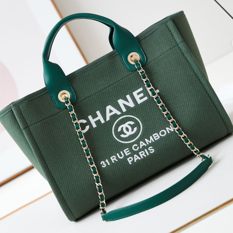 Chanel Olive Grove Beach Bag