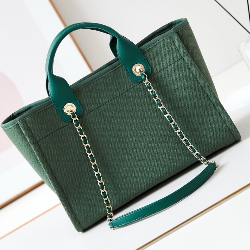 Chanel Olive Grove Beach Bag