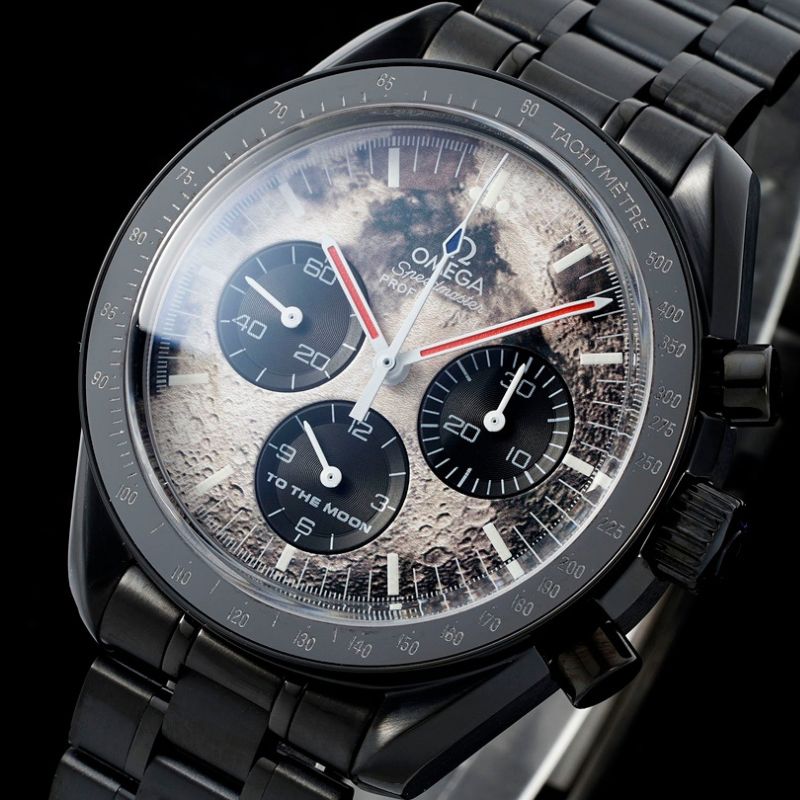 Omega Black Venom PVD Speedmaster Planet Limited Edition Watch