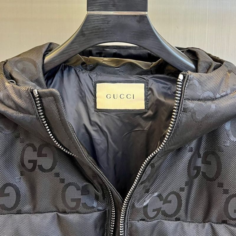 Gucci 24FW Double G Logo Hooded Down Jacket