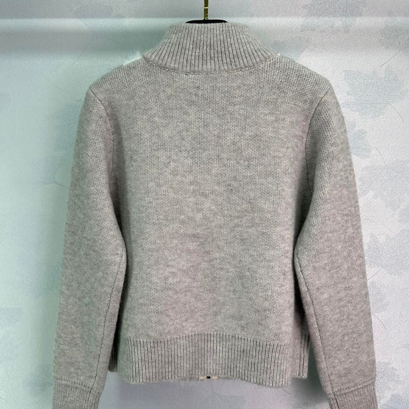 Fendi Knitted Jacquard Cardigan