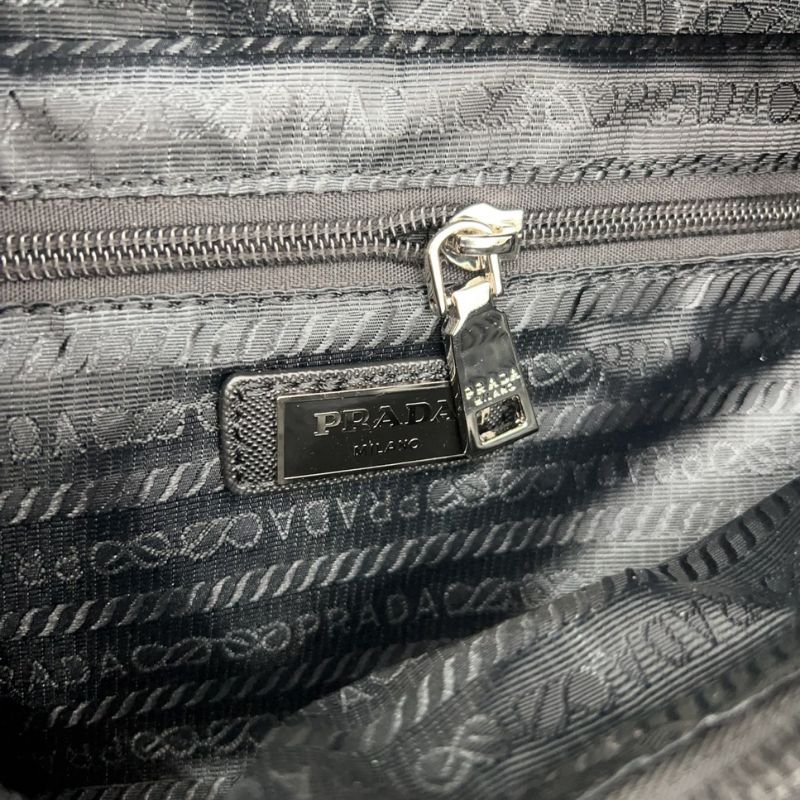 Prada Enamel Logo Recycled Nylon Crossbody Waist Bag