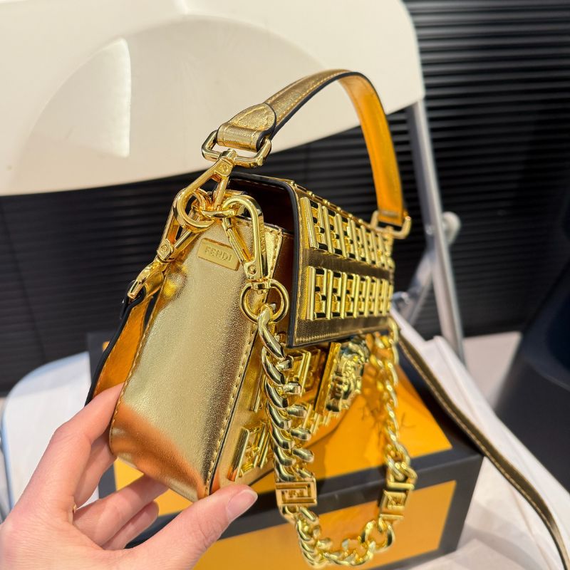 Fendi Versace Joint Baguette Bag
