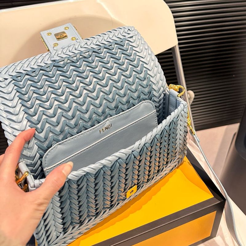 Fendi Retro Woven Baguette Bag